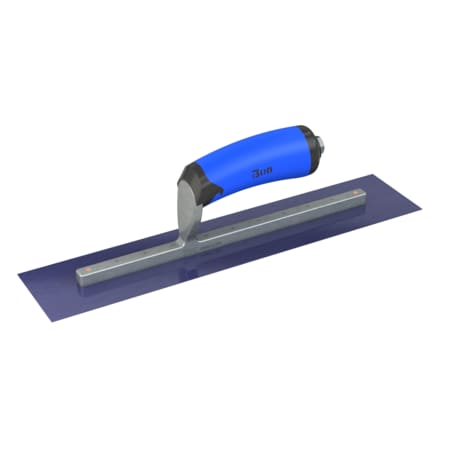 Steel City Trowels By Bon Bon 67-177 Finish Trowel, Square, Blue Steel, 14 X 3, Comfort Grip 67-177